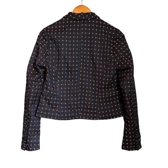 Free People shrunken jacquard blazer.  size small - Picture 10 of 10